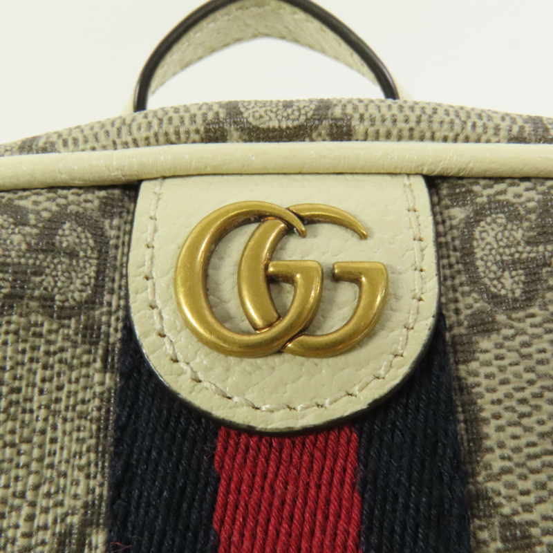 GUCCI 塗層帆布Ophidia Mini Bag肩背袋-6