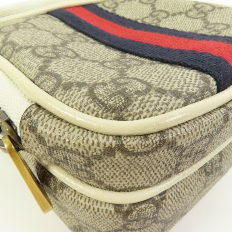 GUCCI 塗層帆布Ophidia Mini Bag肩背袋-12