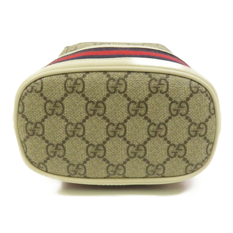 GUCCI 塗層帆布Ophidia Mini Bucket肩背袋-3