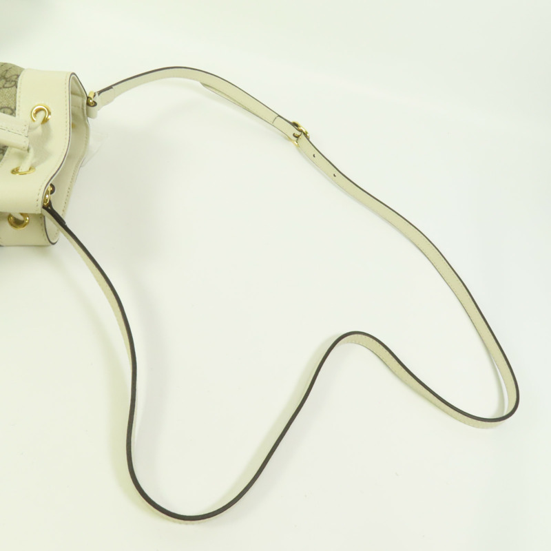 GUCCI 塗層帆布Ophidia Mini Bucket肩背袋-4