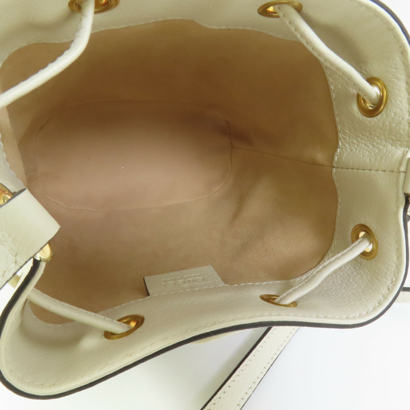 GUCCI 塗層帆布Ophidia Mini Bucket肩背袋-5