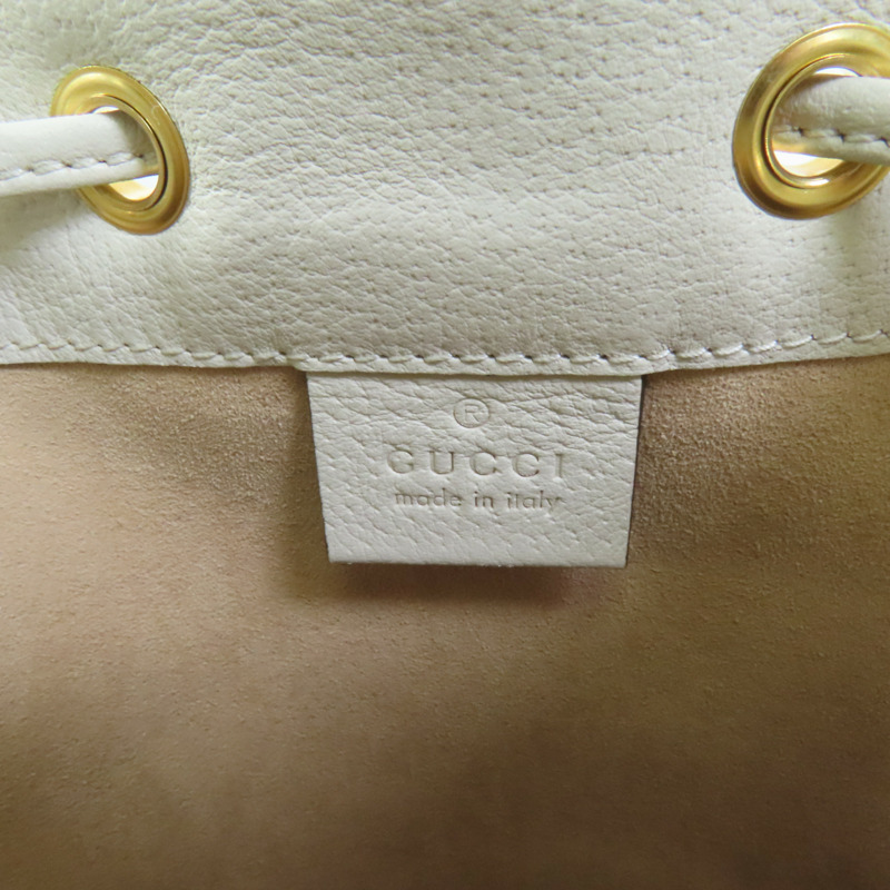 GUCCI 塗層帆布Ophidia Mini Bucket肩背袋-6