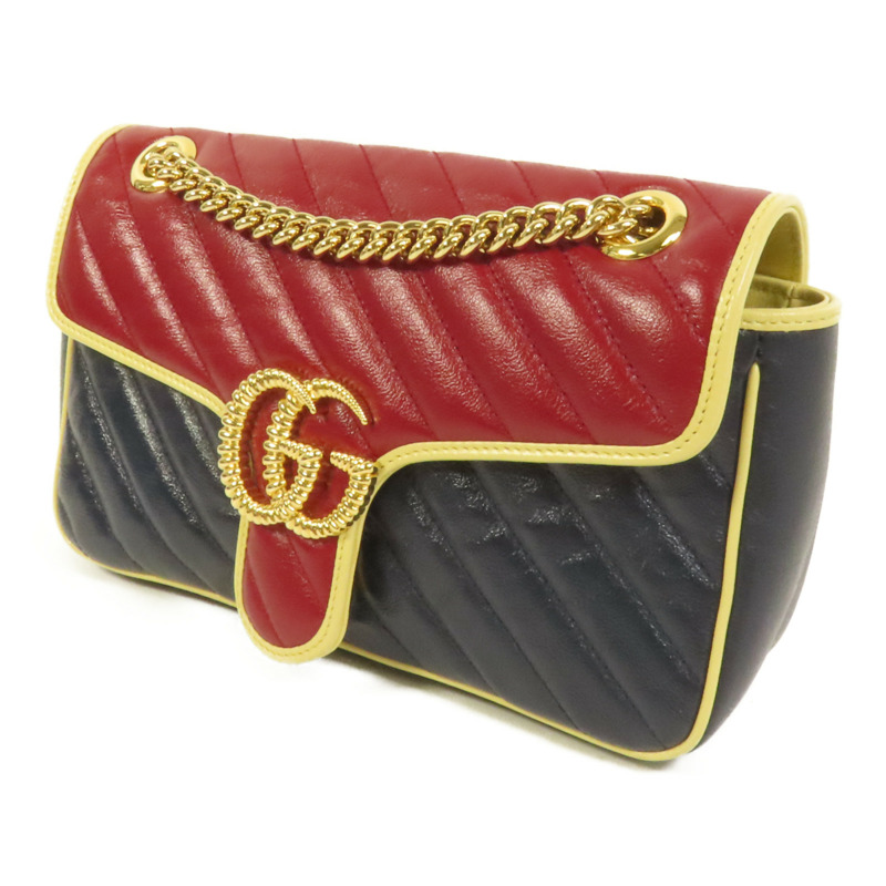 GUCCI GG Marmont Shoulder Bag鏈帶肩背袋-2
