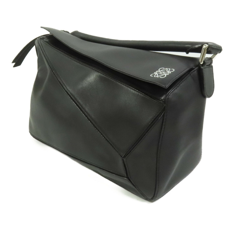 LOEWE 牛皮皮革Puzzle Medium手挽肩背兩用袋-2