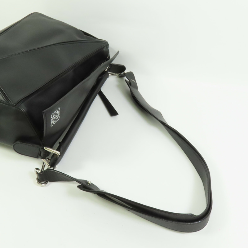 LOEWE 牛皮皮革Puzzle Medium手挽肩背兩用袋-5