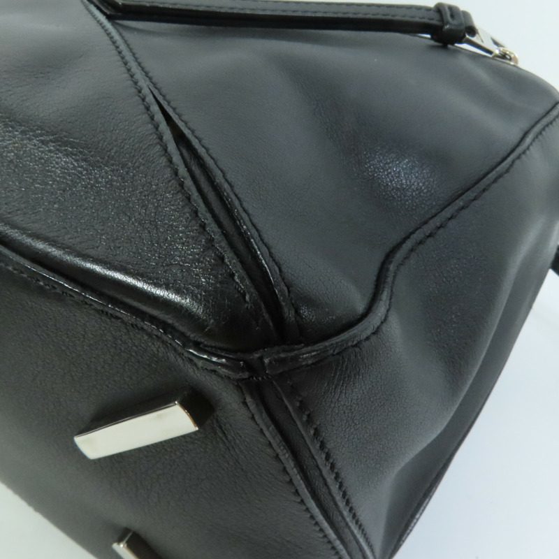 LOEWE 牛皮皮革Puzzle Medium手挽肩背兩用袋-12