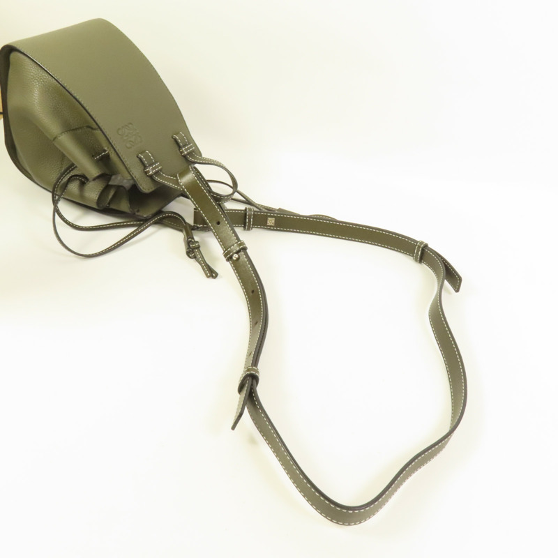 LOEWE 牛皮皮革Hammock Mini手挽肩背兩用袋-5