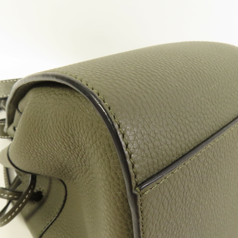 LOEWE 牛皮皮革Hammock Mini手挽肩背兩用袋-11