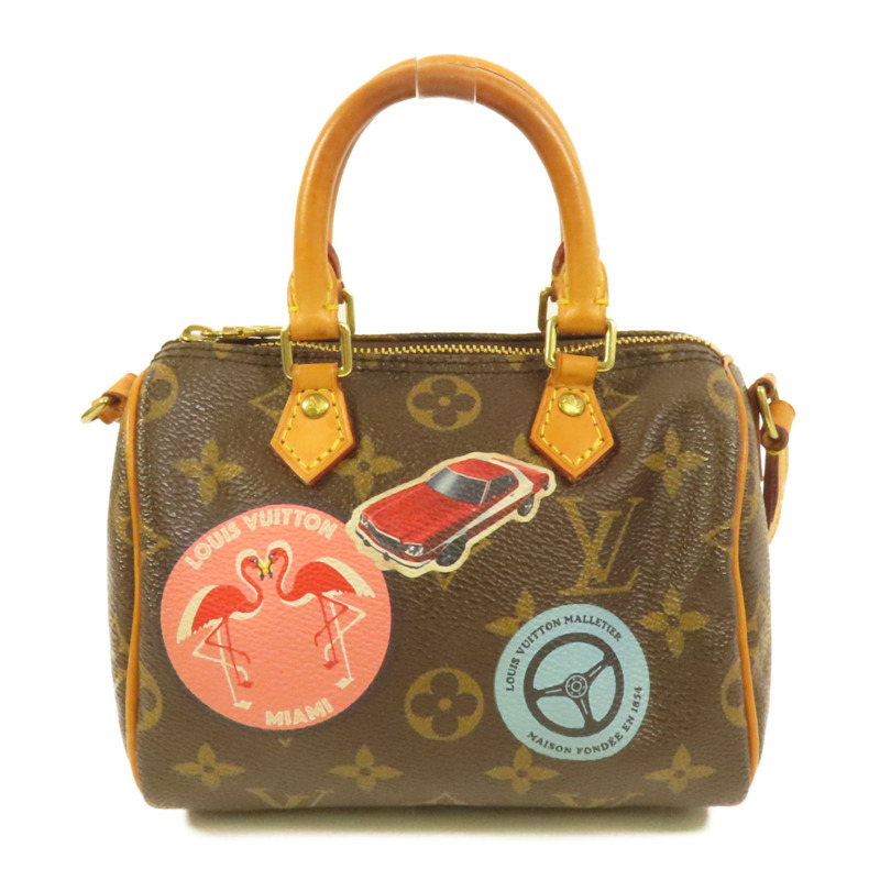 LOUIS VUITTON Monogram Nano Speedy手挽袋-1