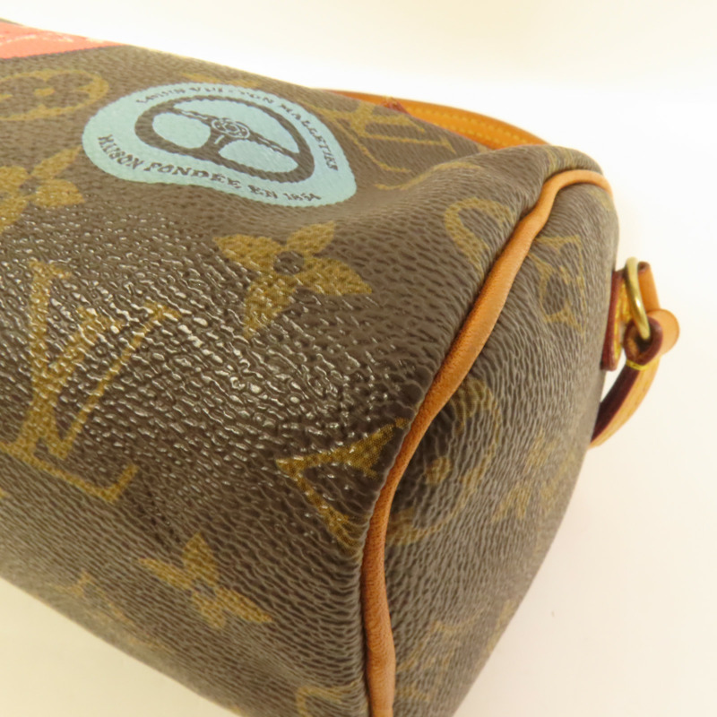 LOUIS VUITTON Monogram Nano Speedy手挽袋-9