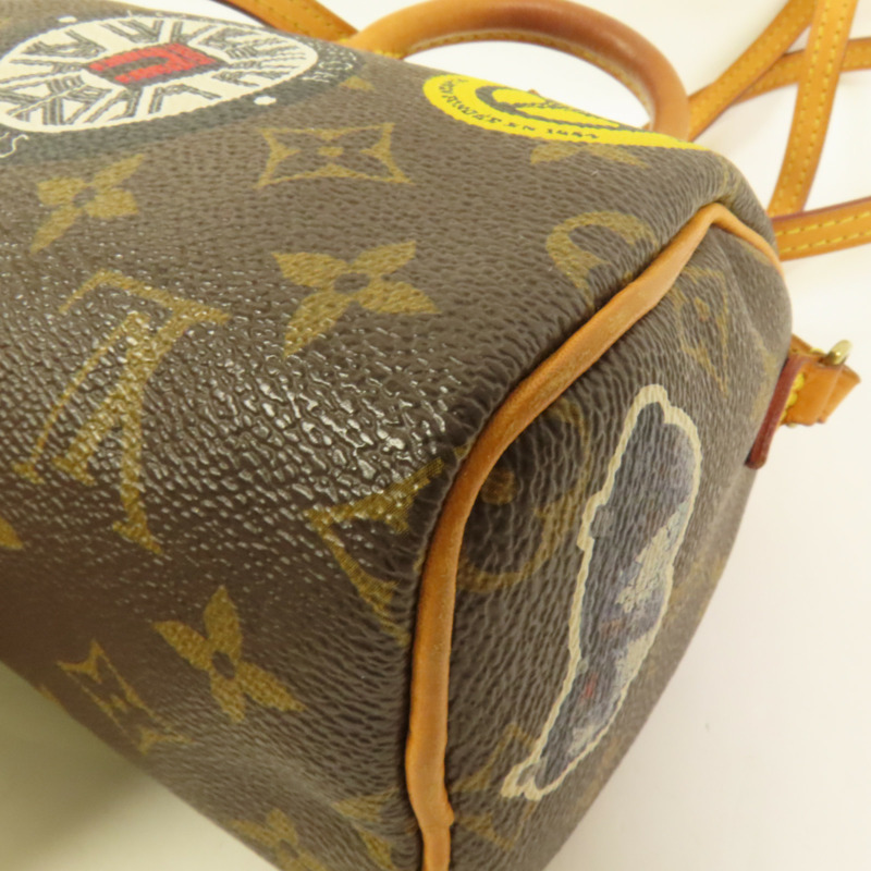 LOUIS VUITTON Monogram Nano Speedy手挽袋-11