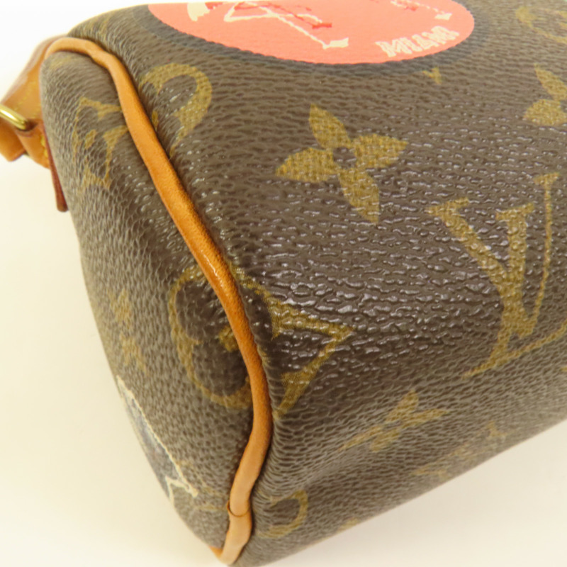 LOUIS VUITTON Monogram Nano Speedy手挽袋-12