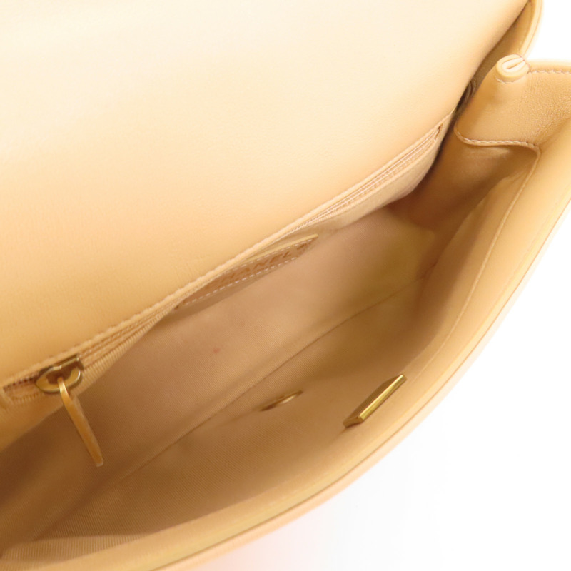 CHANEL 羊皮皮革Chain Shoulder Bag鏈帶肩背袋-5