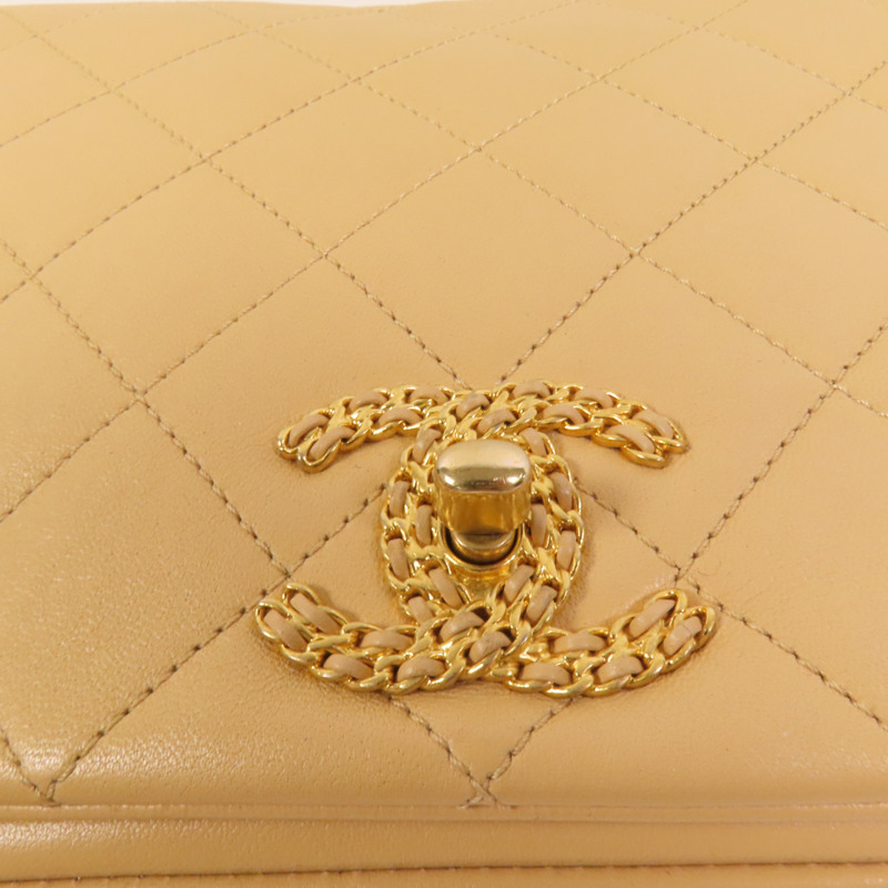 CHANEL 羊皮皮革Chain Shoulder Bag鏈帶肩背袋-6