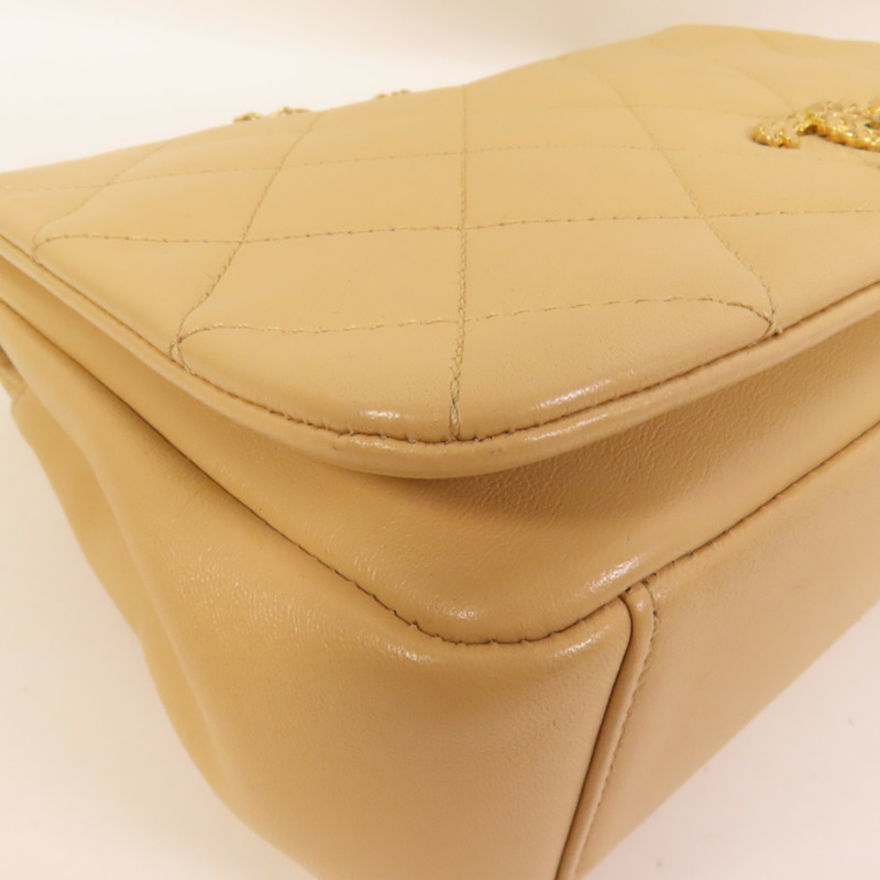 CHANEL 羊皮皮革Chain Shoulder Bag鏈帶肩背袋-10