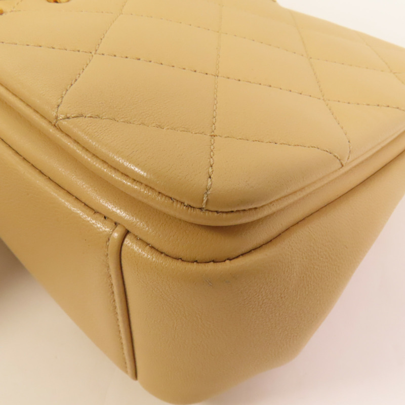 CHANEL 羊皮皮革Chain Shoulder Bag鏈帶肩背袋-11