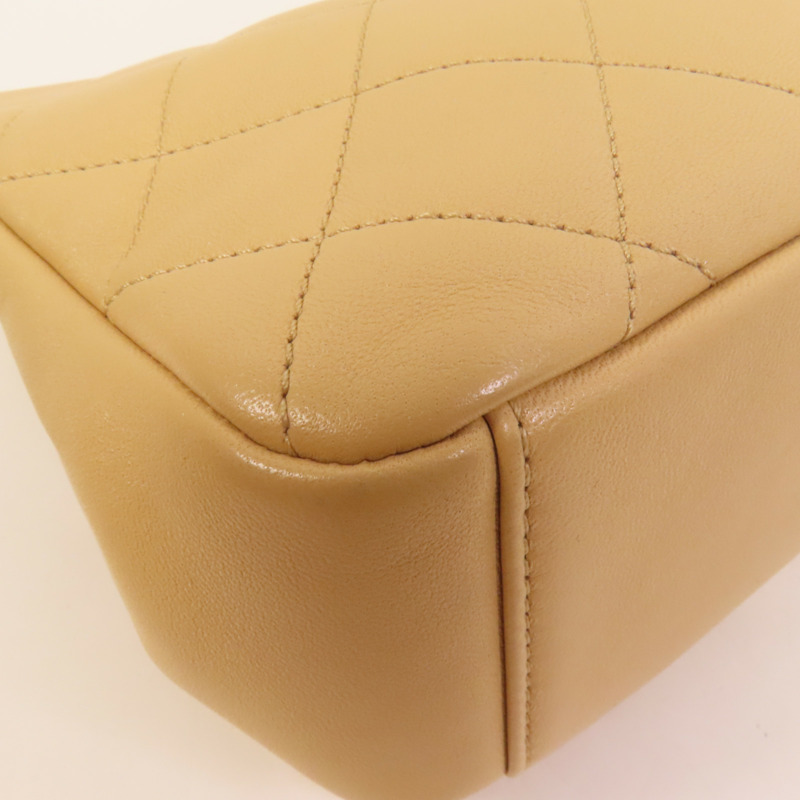 CHANEL 羊皮皮革Chain Shoulder Bag鏈帶肩背袋-12