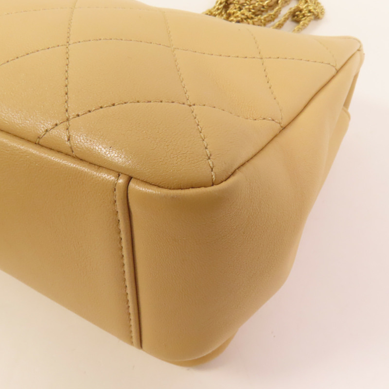 CHANEL 羊皮皮革Chain Shoulder Bag鏈帶肩背袋-13