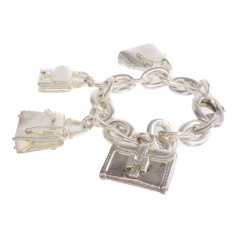 HERMES 925純銀Amulettes 4 Bags Bracelet手鏈-2