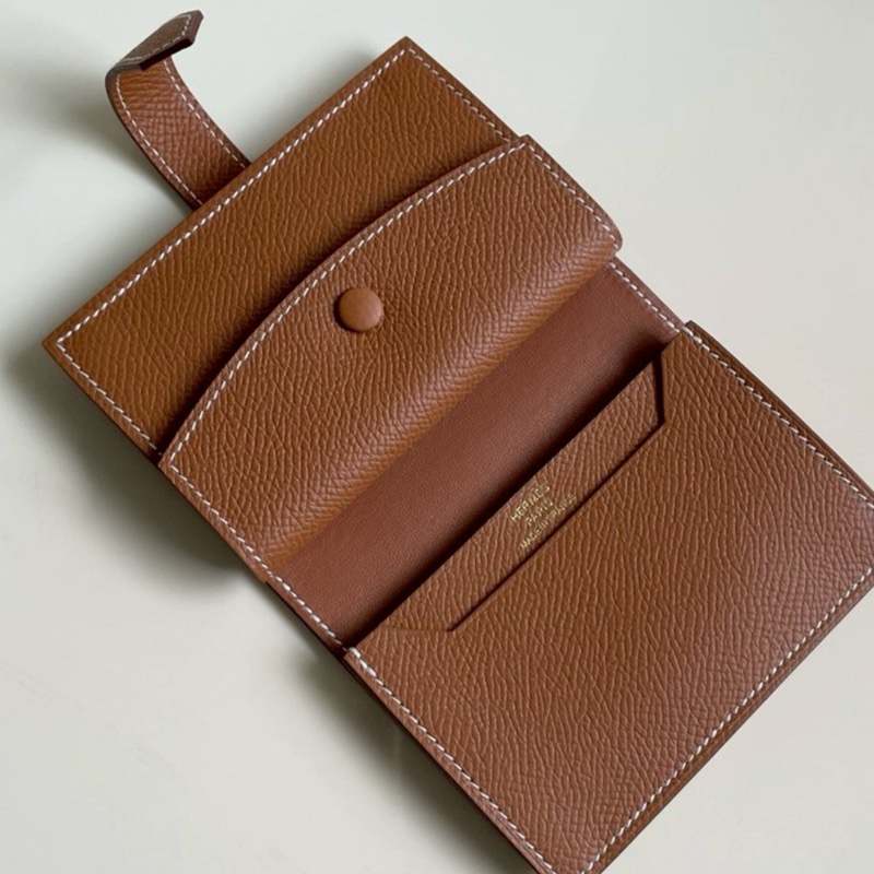 Hermes Mini Bearn smart wallet 金棕金-4