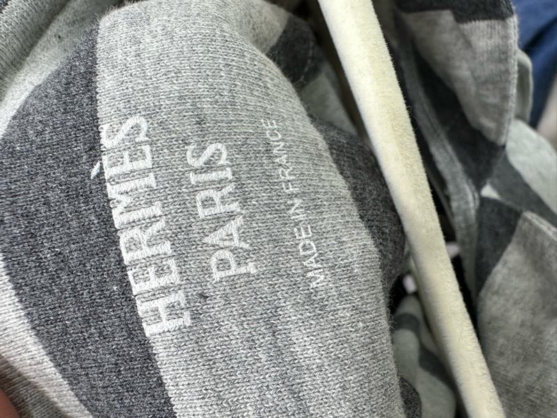 HERMES 愛馬仕 條紋連帽洋裝 34碼-2