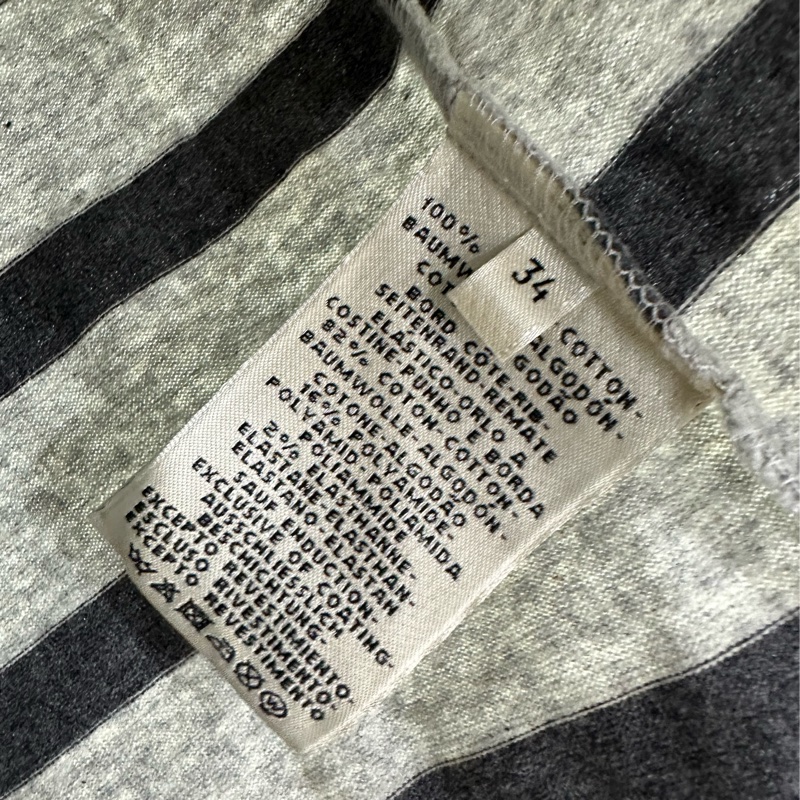 HERMES 愛馬仕 條紋連帽洋裝 34碼-3