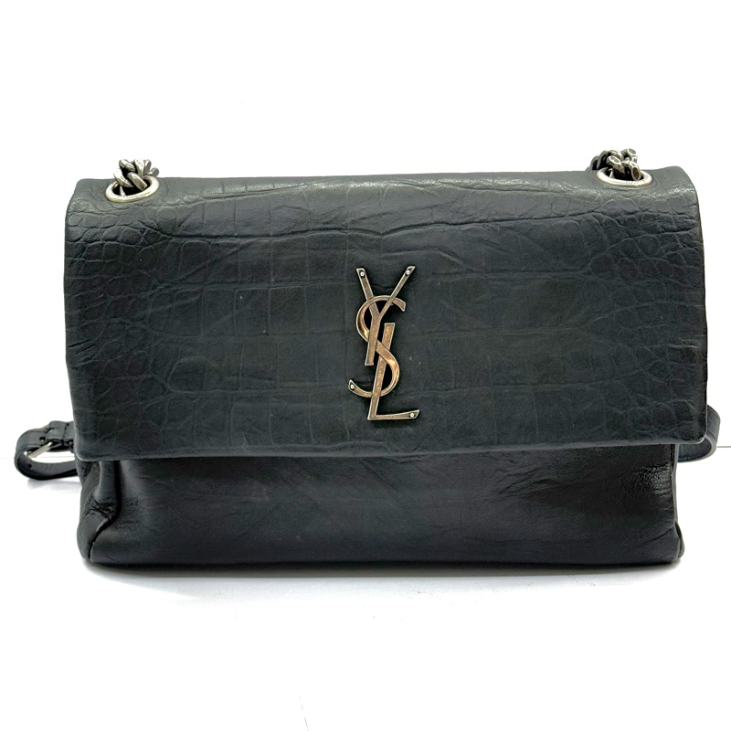 YSL 聖羅蘭 黑色WEST HOLLYWOOD斜背包 620663-0