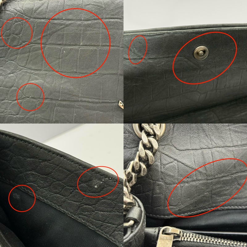 YSL 聖羅蘭 黑色WEST HOLLYWOOD斜背包 620663-8