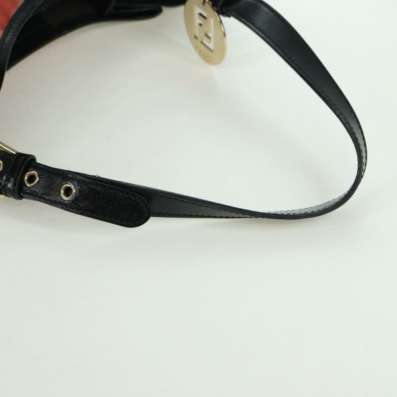 【日本直送】FENDI Zucchino帆布手提包 紅色金色 正品 BAZ791SAM-6