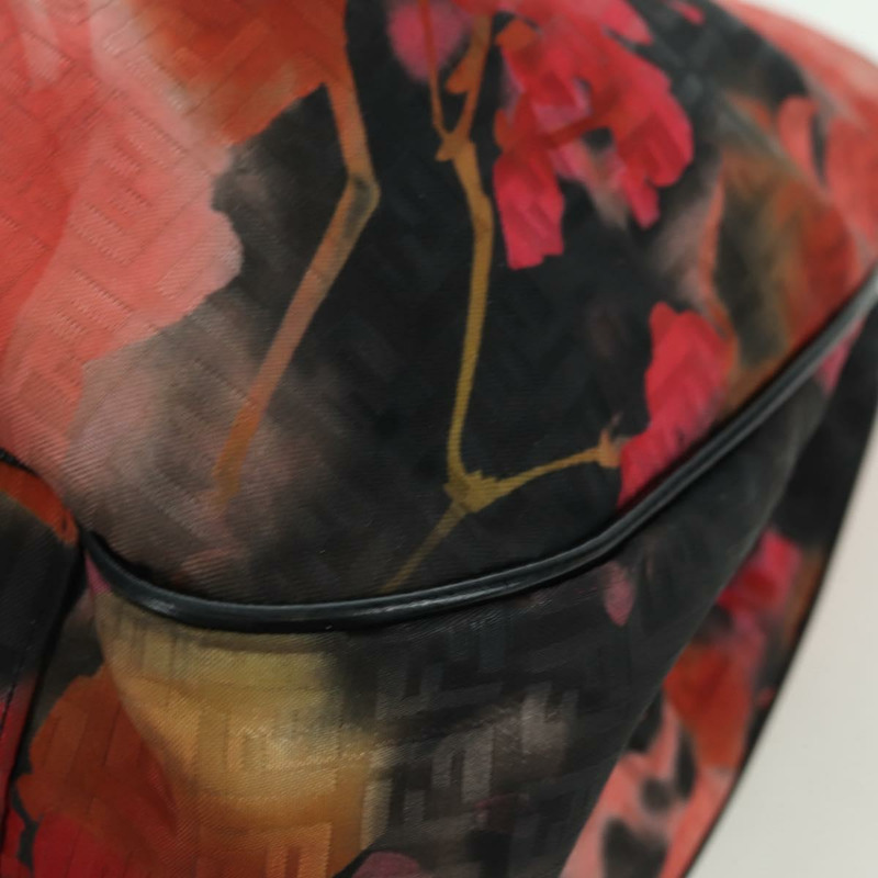 【日本直送】FENDI Zucchino帆布手提包 紅色金色 正品 BAZ791SAM-15