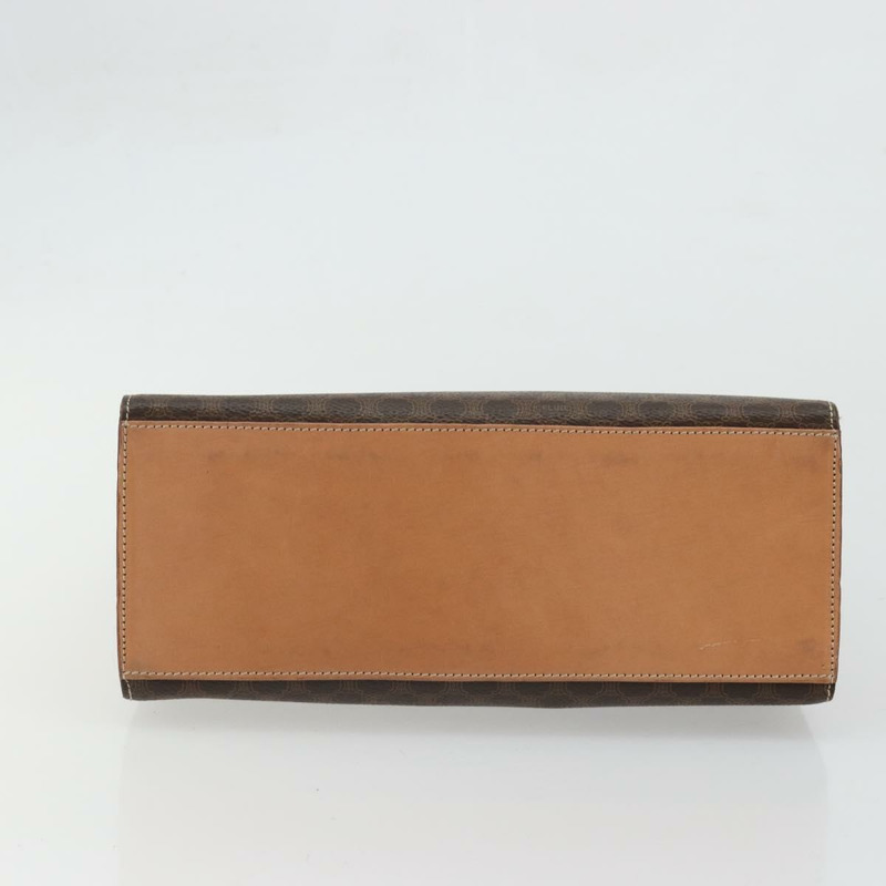 【日本直送】CELINE Macadam帆布手提包 PVC皮革 棕色金色 正品 INZ026A-4