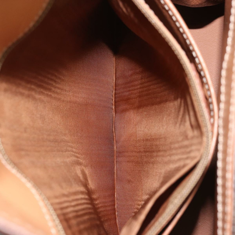 【日本直送】CELINE Macadam帆布手提包 PVC皮革 棕色金色 正品 INZ026A-20