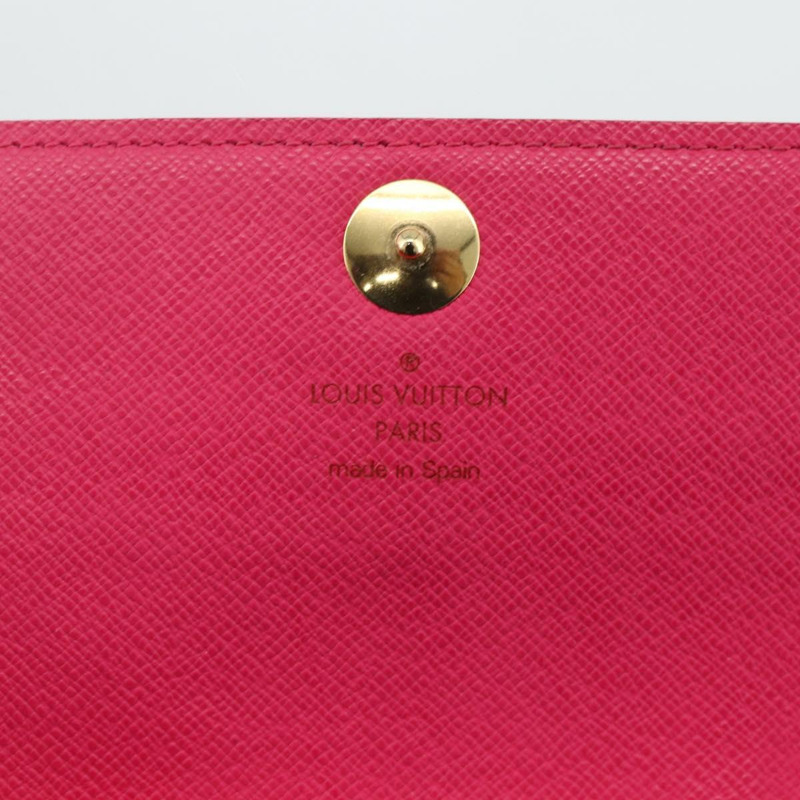 【日本直送】路易威登 (LOUIS VUITTON) 多色 Portefeiulle Sarah 錢包 黑色 M60668 LV Auth YKZ969V-16