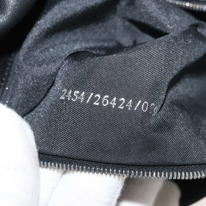 【日本直送】FENDI Mamma Baguette 肩背包 皮革 黑色 銀色 正品 am11278SAV-10