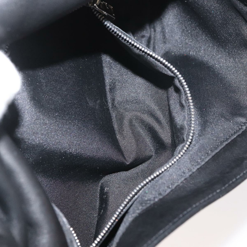 【日本直送】FENDI Mamma Baguette 肩背包 皮革 黑色 銀色 正品 am11278SAV-24