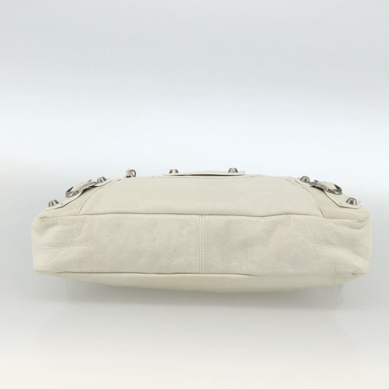 【日本直送】BALENCIAGA The First 手提包 皮革 2way 白色 103208 正品 YKZ859SAM-4