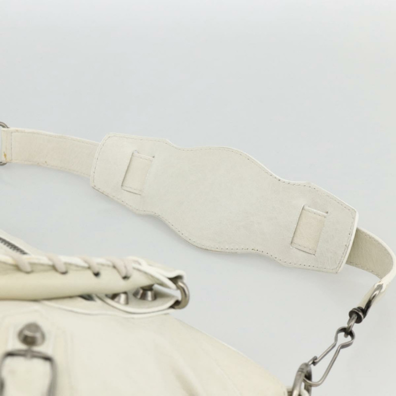 【日本直送】BALENCIAGA The First 手提包 皮革 2way 白色 103208 正品 YKZ859SAM-13
