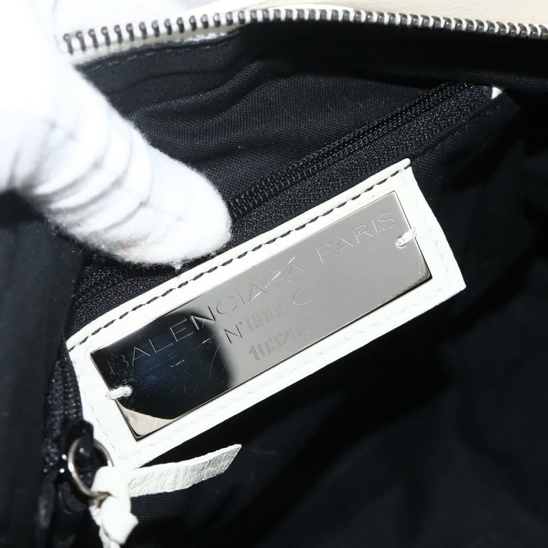 【日本直送】BALENCIAGA The First 手提包 皮革 2way 白色 103208 正品 YKZ859SAM-18