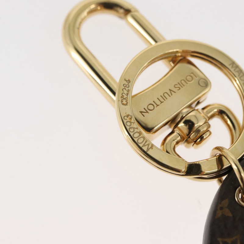 【日本直送】路易威登 Monogram Porte Cles LV 熊貓吊飾 黑色 M00993 LV Auth YKZ1467M-9