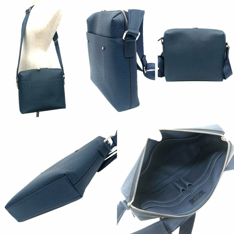 路易威登 Taiga Grigori PM M30236 男士單肩包，海軍藍-1