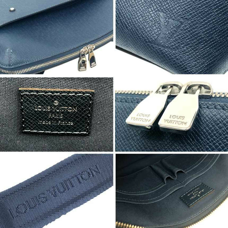 路易威登 Taiga Grigori PM M30236 男士單肩包，海軍藍-2