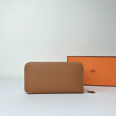 HERMES 全新Silk'In老虎絲巾長夾