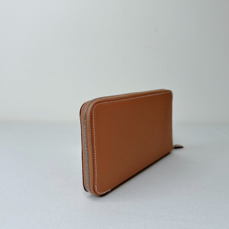 HERMES 全新Silk'In老虎絲巾長夾-3