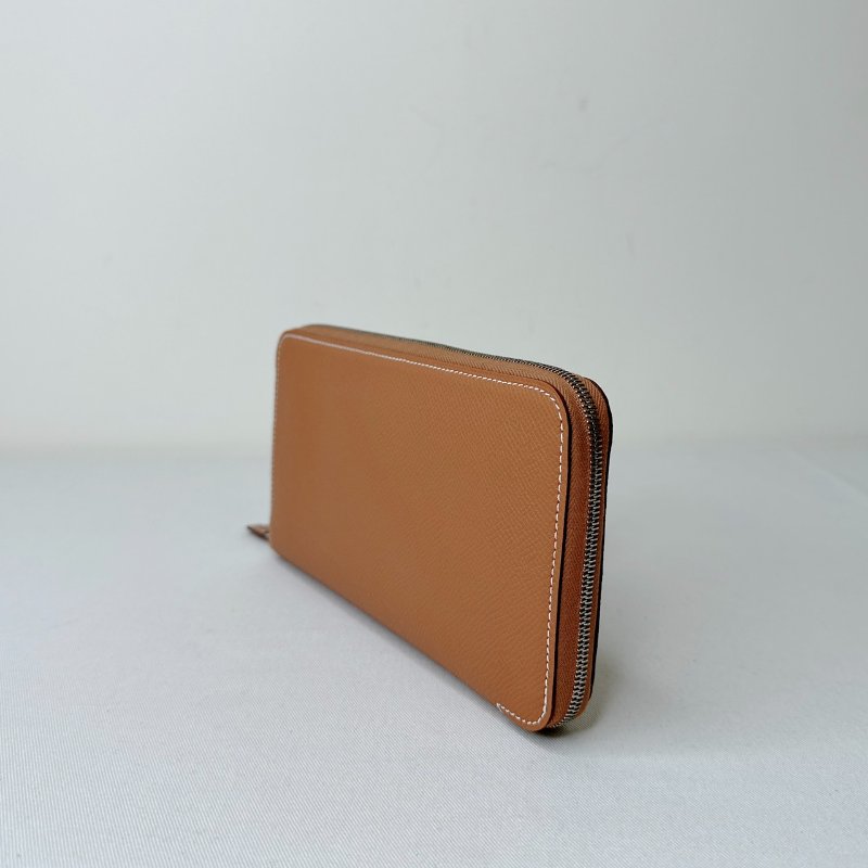 HERMES 全新Silk'In老虎絲巾長夾-4