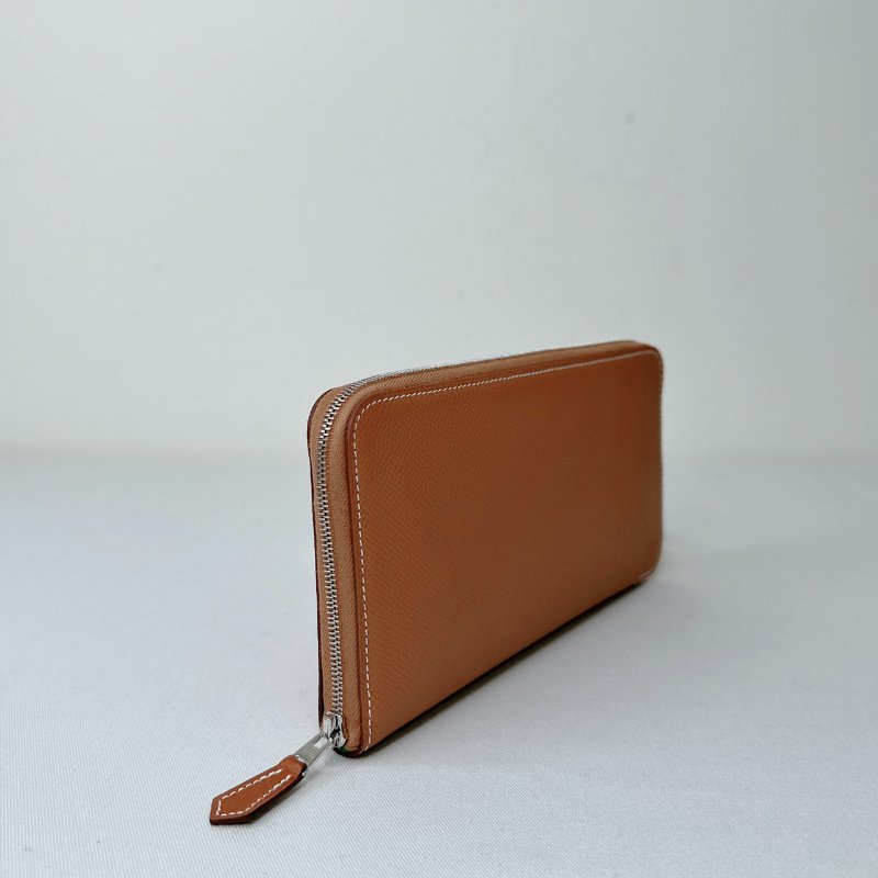 HERMES 全新Silk'In老虎絲巾長夾-5