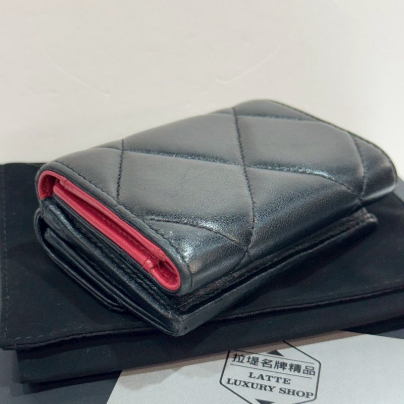 CHANEL 19系列 三折短夾/皮夾 87成新-7