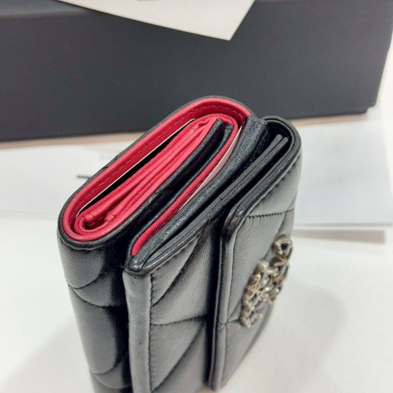 CHANEL 19系列 三折短夾/皮夾 87成新-8