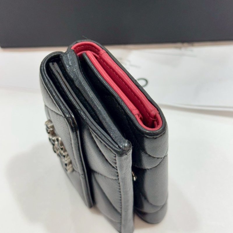 CHANEL 19系列 三折短夾/皮夾 87成新-9