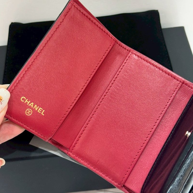 CHANEL 19系列 三折短夾/皮夾 87成新-11