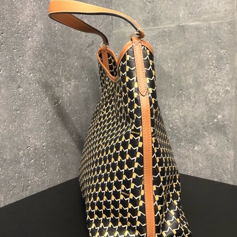 Moynat paris Mcanvas hobo  帆布手提斜背包32*17*15cm 99新配件塵袋 肩帶-4